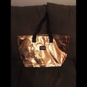 Metallic Gold VS Pink Tote